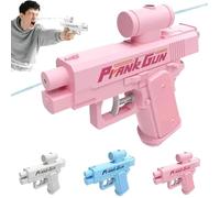 Prank Water Gun,prank Two-way Water Gun,pistola D'acqua Scherzo, Pranks Squirt Guns Can Spray From Front and Back, Novelty Gift for Friend Classmate Family (pink)