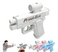 Prank Water Gun, Prank Two-Way Water Gun, Prank Squirt Gun, for Adults Party Games Outdoor Indoors, Easy to Carry (White)