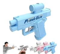 Prank Water Gun, Prank Two-Way Water Gun, Prank Squirt Gun, for Adults Party Games Outdoor Indoors, Easy to Carry (Blue)