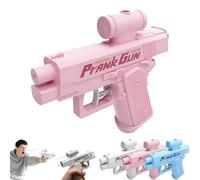 Prank Water Gun, Prank Two-Way Water Gun, Prank Squirt Gun, for Adults Party Games Outdoor Indoors, Easy to Carry (Pink)