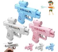 Prank Water Gun, Prank Two-Way Water Gun, Reverse Squirt Gun for Creative Water Fights, Fun Trick Battle Toy, Spray dalla parte anteriore e posteriore (3 pezzi)