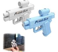 Prank Water Gun, Prank Water Gun Shoots Backwards, Reverse Spray Toy That Splashes Back on The Holder,Joke Toy for Summer Parties (2pcsb)