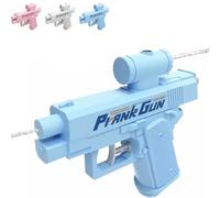 Prank Water Gun, Prank Water Gun Shoots Backwards, Reverse Spray Toy That Splashes Back on The Holder,Joke Toy for Summer Parties (blue)