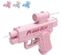 Prank Water Gun, Prank Water Gun Shoots Backwards, Reverse Spray Toy That Splashes Back on The Holder,Joke Toy for Summer Parties (pink)