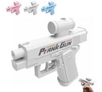 Prank Water Gun, Reverse Water Gun, Quirky Trick Two-Way Water Gun Can Spray from Front and Back for Prank Lovers, Unexpected Twist! Summer Gift for Pool Beach (bianco)