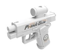 Prank Water Gun, Shoots Back At User for Hilarious Surprise, Two-Way Trick Water Gun for Parties, School, Office Fun, Summer Gag Toy for Teens & Adults (White)