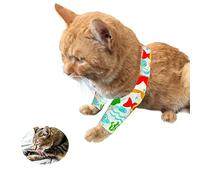 pranovo Manicotto per toelettatura di gatti con tracolla, collare a cono alternativo per la protezione della gamba anteriore del gatto soffre di ansia e toelettatura eccessiva