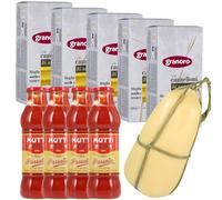 PRANZO DELLA DOMENICA 5 Cannelloni Granoro 250 gr + 4 Passata di pomodoro Mutti gr 700 + 1 Provola Silana 1 kg Sottovuoto | OFFERTA SPECIALE