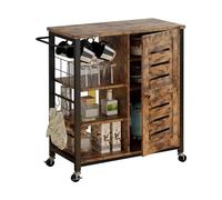 Pranzo Mobile contenitore for carrello da cucina multiuso | con ripiani, gancio for tazza con maniglia del carrello rimovibile