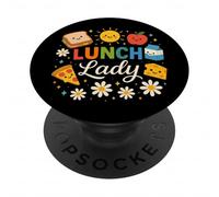 Pranzo Signora Colorato Carino Ritorno A PopSockets PopGrip Adesivo