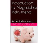 Prasad,Siva Introduction To Negotiable Instruments Book NUOVO