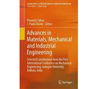 Prasanta Sahoo Advances in Materials, Mechanical and Industri (Copertina rigida)