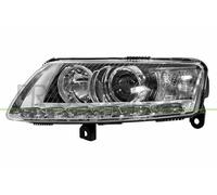 Faro proiettore anteriore sinistro per audi a6 2008 al 2010 xenon con drl led