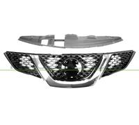 Prasco Griglia radiatore DS7122001 Nera lucida con modanatura cromata per Nissan Qashqai 2014-2017