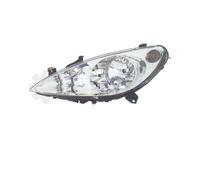 Proiettore Destro H7+h1+h1 Elettrico Senza Motore Per Peugeot 307 2001-2005 Dx