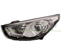 Prasco Proiettore Sinistro H7+H7 Elettrico con Motore per Hyundai IX35 2009-2013 SX