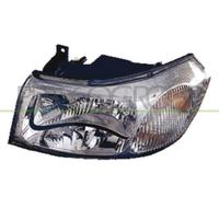 Proiettore Sinistro H4 Elettrico Cromato Per Ford Transit Mk Vi Dal 2000 Al 2006