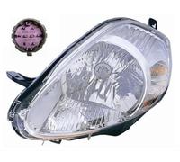 PRASCO FT3424824 FANALE PROIETTORE ANTERIORE SINISTRO (LATO PASSEGGERO) H4 ELETTRICO CON MOTORE SPECIFICO PER GRANDE PUNTO (VERS. RETYLING CON SPINOTTO DA 7 PIN) DAL 2008 AL 2009. PARABOLA CROMATA.