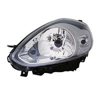 Proiettore Sinistro H4 Elettrico Cromato Per FIAT PUNTO EVO Dal 2009 Al 2012