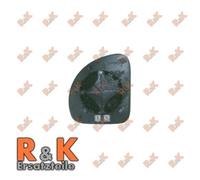 PER FIAT MULTIPLA VETRO + PIASTRA DX CROMATO PER SPECCHIETTO RETROVISORE