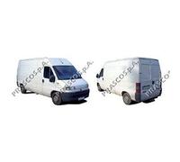 PER PEUGEOT J5 DAL 1991>1994 VETRO + PIASTRA DX CROMATO PER RETROVISORE