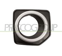 PRASCO Griglia paraurti LR7191241 destro nero/grigio con fori fendinebbia