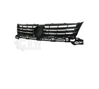 PRASCO Griglia Radiatore Adatto A per VW Touran 1T3 Nero Con Modanatura