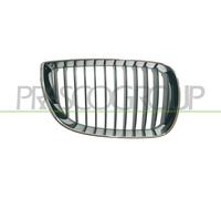 PRASCO Griglia Radiatore Anteriore Destro Adatto per BMW 1er E87 E81 Cromo/Nero
