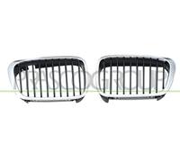 Prasco Griglia radiatore BM0182013 Destra per BMW Serie 3 E46 1998-2001 Cromata Nera