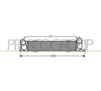 PRASCO Intercooler Per BMW X1 E84 XDRIVE18D SDRIVE18D 1ER E81 118D 116D E87
