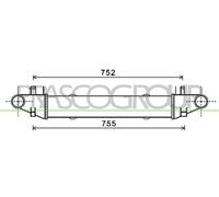 PRASCO Intercooler Per Mercedes-Benz Classe C W204 Modello T S204 W212