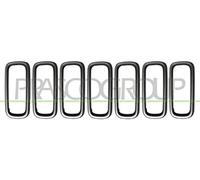 PRASCO JE1002226 Kit modanature decorative/protettive Griglia radiatore argento