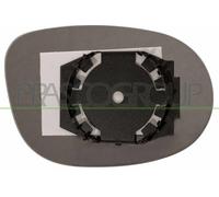 Per Lancia Musa 2010> Vetro + Piastra Sx Curvo per Specchietto Retrovisore