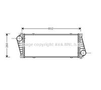 PRASCO MSA4217 Intercooler per VW LT 28-46 II Kastenwagen (2DA, 2DD, 2DH)