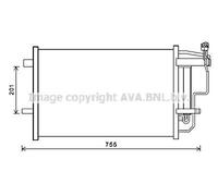 PRASCO MZ5242D Condensatore climatizzatore per MAZDA 3 (BL) con essiccatore