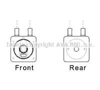 PRASCO Radiatore olio Cambio automatico CN3287 adatto per PEUGEOT 407 (6D) 301
