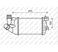 PRASCO Scambiatore Di Calore Ad Aria Alluminio Per Opel Zafira B Astra H Caravan