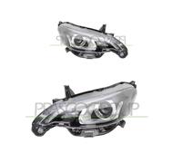 PRASCO Set Di Fari A LED Sinistro Destro HIR2 PY21W Per Peugeot 108 Anno 05/14