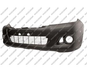 PRASCO TY8201001 paraurti anteriore primerizzato nero con fori per allargamenti parafango