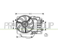 PRASCO Ventola Raffreddamento Motore Adatta Per MINI Mini Cabriolet Cooper One