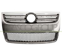 Mascherina griglia anteriore per volkswagen touareg 2007 al 2010 cromata e nera