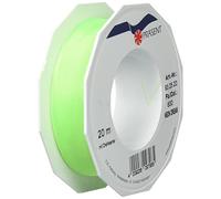 Prasent - Nastro taffettà rinforzato, modello Dream, 25 mm - 20 m, colore: verde neon, 1 pezzo