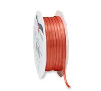 Prasent - Rotolo di nastro satinato double face, Tortora, 3 mm width, 50 m length, Cinghia per bagagli