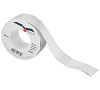 Prasent - Wien, nastro in tessuto metallizzato, 40 mm - 20 m, colore: argento