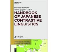 Prashant Pardesh Handbook of Japanese Contrastive Linguistic (Copertina rigida)