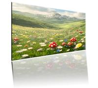 prateria Dipingi con i Numeri per Adulti, Paint by Numbers Fungo, Kit Pittura Adulti con Vernici e Pennelli, Kit di Pittura Acrilica Fai-da-Te per Principianti, Decorazione Murale, 80x110cm 2w-510