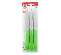 Pratesi Confezione 6 COLTELLI Bist.CM.11 Verde Linea Happy Color, 18/8 Stainless Steel, Multicolour, One Size