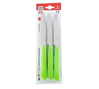 Pratesi Confezione 6 COLTELLI TAV.CM.11 Verde Linea Happy Color, 18/8 Stainless Steel, Multicolour, One Size