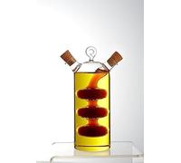 Pratesi OLIERA+ACETIERA Vetro C/T Sughero CM9,3X6,5X17,4 300M, 18/8 Stainless Steel, Multicolour, One Size