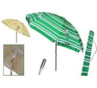 PRATESI OMBRELLONE Fashion 210/8 ANTIUV al PALO 32 ALLU.Tri+SA, 18/8 Stainless Steel, Multicolour, One Size